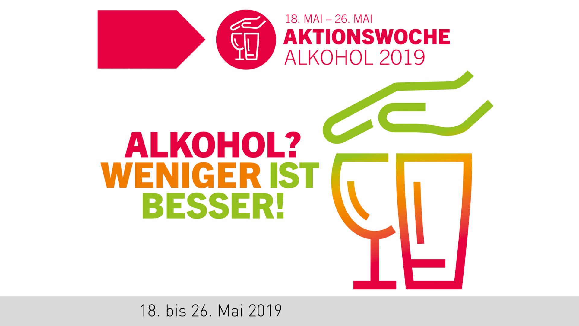 Aktionswoche Alkohol vom 18. bis 26. Mai 2019 Veranstaltungskalender Hamburg