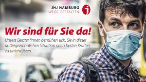 jhj-Hamburg Corona-Infektionsgefahren und COVID-19-PandemieWir sind für Sie da