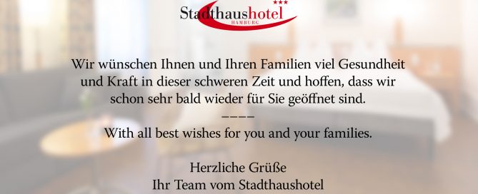 Stadthaushotel Hamburg COVID-19